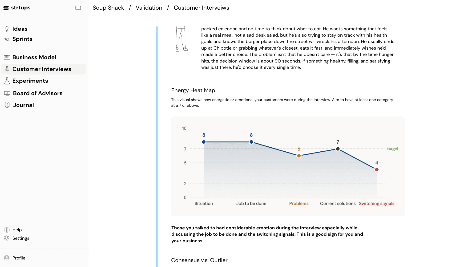 strtups platform — Analyze