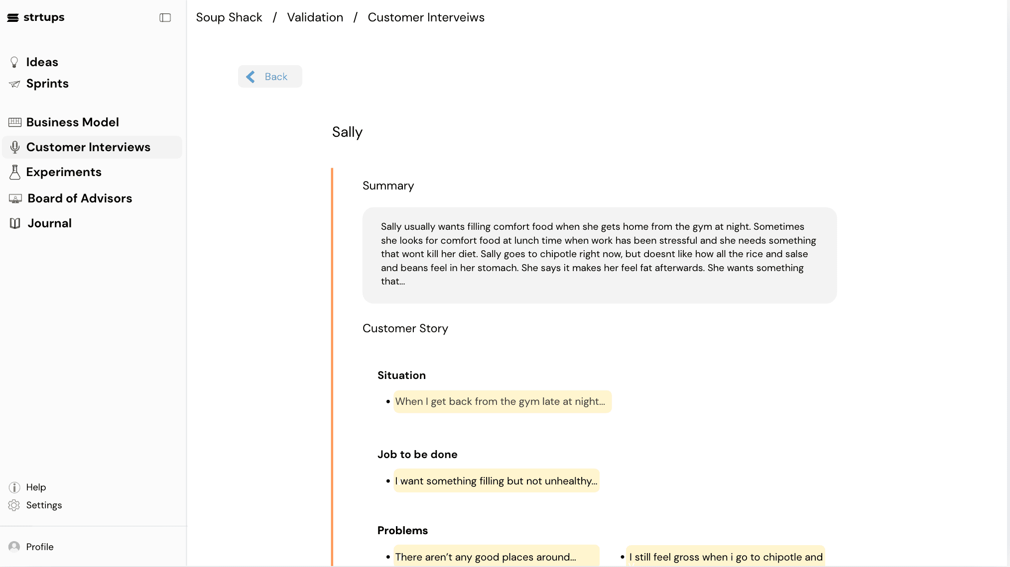 strtups platform — Listen